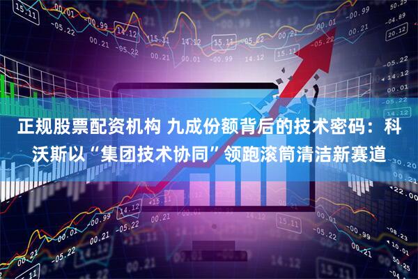 正规股票配资机构 九成份额背后的技术密码：科沃斯以“集团技术协同”领跑滚筒清洁新赛道