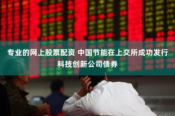专业的网上股票配资 中国节能在上交所成功发行科技创新公司债券