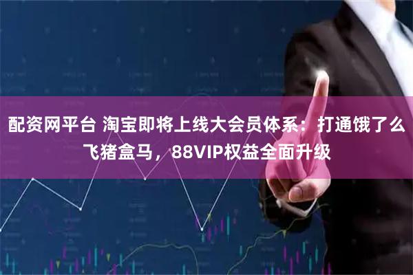 配资网平台 淘宝即将上线大会员体系：打通饿了么飞猪盒马，88VIP权益全面升级